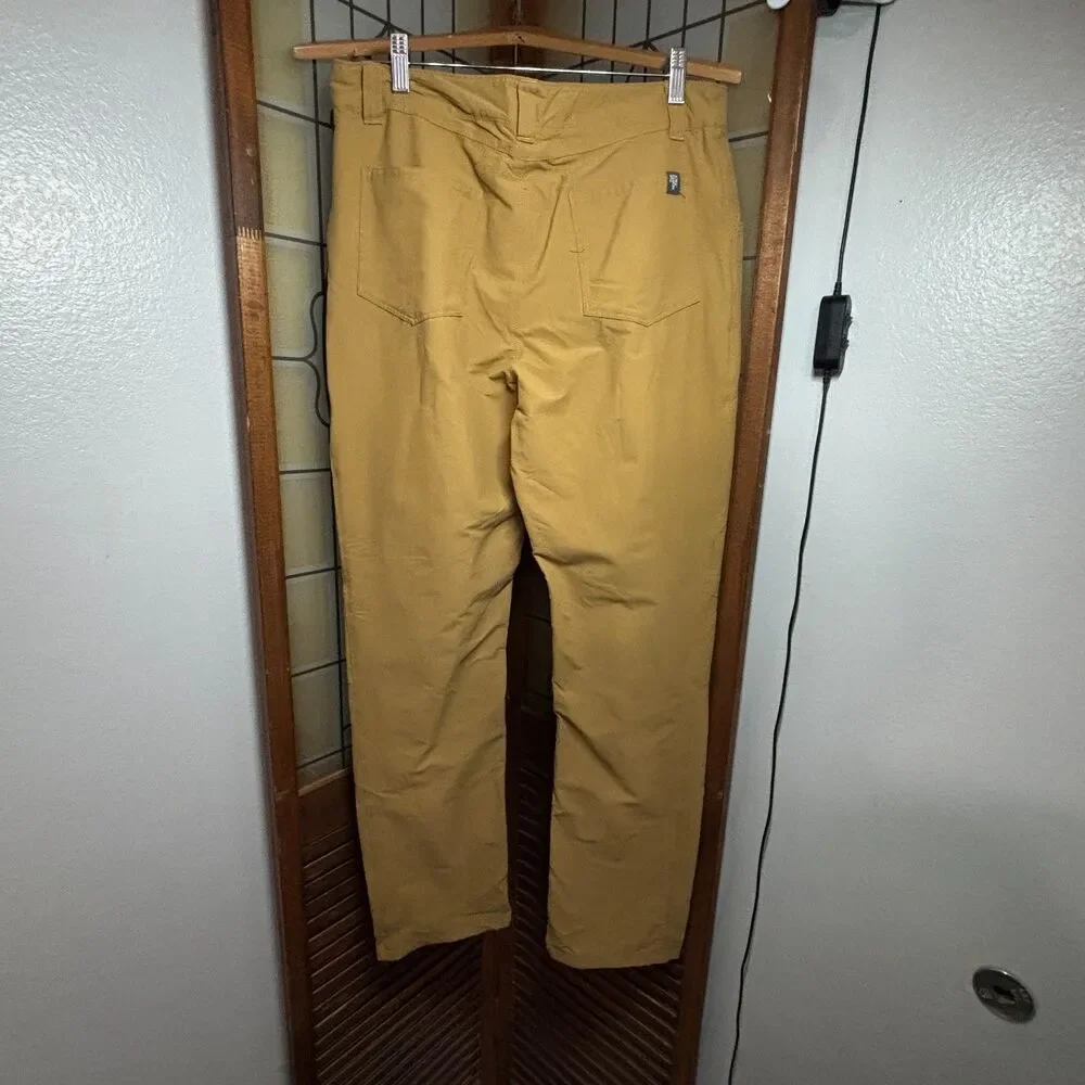 The North Face Retrac Pants Dijon Brown Hiking Stretch NF0A33JT Men's Size 32